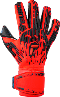 Reusch Attrakt Freegel Fusion Goaliator 5370995 3333 black red front